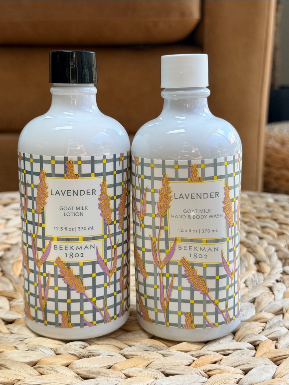 NWT Beekman 1802 Lavender Goat Milk Lotion & Hand + Body Wash Set